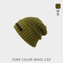 Lade das Bild in den Galerie-Viewer, Warm Winter Knit Beanie Hats Wool Hat Men 'S And Women 'S Japanese Closed Toe Autumn Unisex
