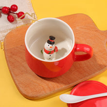 Load image into Gallery viewer, Xmax Christmas Cup Gift Three-Dimensional Animal Coffee Cute Mark Ceramic
