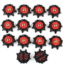 Lade das Bild in den Galerie-Viewer, 20PCs Golf Ball Spike Black Red Iron Screw Head Spike
