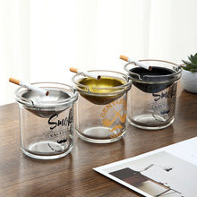 Load image into Gallery viewer, Ashtray Home Trend Glass Creative Office Living Room Smoke-Proof Funnel Ashtray
