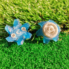 Lade das Bild in den Galerie-Viewer, 20PCs Golf Shoe Nails White Blue Fast Rotating Nail Short Teeth with Hole C- 86
