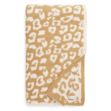 Lade das Bild in den Galerie-Viewer, Fleece Woolen Blanket Children's Knitted Leopard Blanket Fleece-Lined Knitting Leopard Blanket Dream Cover Blanket
