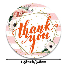 Load image into Gallery viewer, 2x500pcs Xmas Christmas  Stickers Roll Label 4 Kinds of Thank You Envelope Self-Adhesive Gift Sealing
