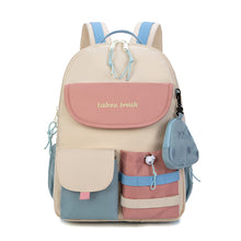 Load image into Gallery viewer, Backpack Large Capacity Japanese Korean Junior High School Student Macaron Class Schoolbag College Student
