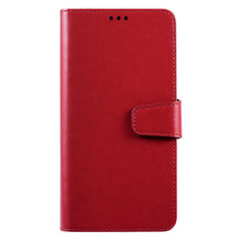 Load image into Gallery viewer, Red and Black Leather Flip Phone Case with Lanyard for iPhone13 Pro Max/Pro/Mini
