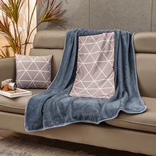 Load image into Gallery viewer, Thick Warm Fleece Blanket Flannel Pillow Blanket Air Conditioning Dual-Use Blanket

