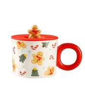 Lade das Bild in den Galerie-Viewer, Xmax Christmas Cup Gift Cartoon Ceramic with Lid Cute Student Office Good-looking Mark
