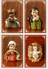 Load image into Gallery viewer, 11-Piece Set Cartoon Horse Trough Set Birth Religious Gift Resin Craft Ornament
