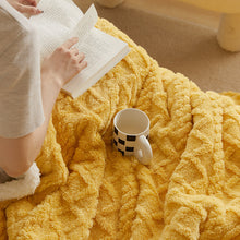 Lade das Bild in den Galerie-Viewer, Taffon Jacquard Blanket Lambswool Thickened Warm Multifunctional Composite Double Layer Cover Blanket

