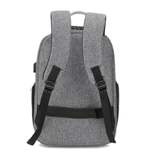 Load image into Gallery viewer, Simple USB Charging Backpack Oxford Cloth Business Printed Logo
