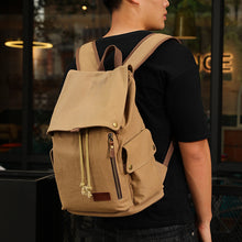 Load image into Gallery viewer, Canvas Fashion Trendy Korean Style Large Capacity Junior High School Student Backpack Men's Travel Computer Backpack Women
