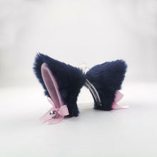 Lade das Bild in den Galerie-Viewer, 2x Halloween Xmas Christmas Gifts Decoration Anime Party Cat Ears Barrettes Lolita Adult Lady like Woman Fox Bow
