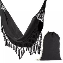 Lade das Bild in den Galerie-Viewer, 200*150CM Camping Hammock Tassel Canvas Hammock Photography Props Outdoor Indoor
