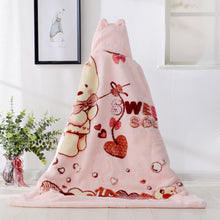 Lade das Bild in den Galerie-Viewer, Baby Blanket Cartoon Hug Blanket Double Layer Raschel Embossed Cloud Blanket Thickened Cloak
