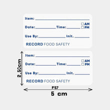 Load image into Gallery viewer, 2x500pcs Christmas Xmas Household Kitchen Waterproof and Oil-Proof Food Date Logo Sticker Adhesive Label tape
