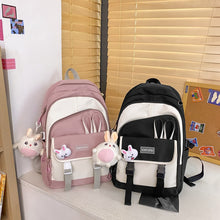 Lade das Bild in den Galerie-Viewer, Backpack College Style Schoolbag Women's Casual Korean-Style Large Capacity  Junior and Middle School Students  Fashionable
