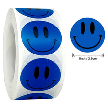 Load image into Gallery viewer, 2x500pcs Xmas Christmas  Stickers Roll Label Korean-Style Holiday Balloon Wedding Party Smiley Face 25mm
