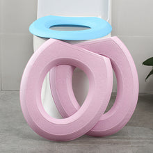 Load image into Gallery viewer, 3pcs Toilet Seat Cover Pads Eva Sticky    Pad O-Type Thicker Waterproof Adhesive Washable
