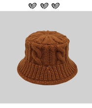 Lade das Bild in den Galerie-Viewer, Warm Winter Knit Beanie Hats Women's Autumn  Korean Style Vintage Twist Wool Unisex
