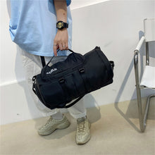 Load image into Gallery viewer, Backpack Multifunctional Hand-Carrying   round Barrel Single-Shoulder Bag Training Sports Bag
