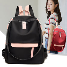 Load image into Gallery viewer, Backpack Fashion Small Fresh Contrast Color travel  Dual-Use Schoolbag
