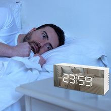 Load image into Gallery viewer, Smart Multi-Function Alarm Clock LED Display Simple Digital Mirror Alarm Clock
