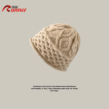 Load image into Gallery viewer, Warm Winter Knit Beanie Hats Pullover Wool Knit Japanese Cold-Proof Plush Thickened Unisex
