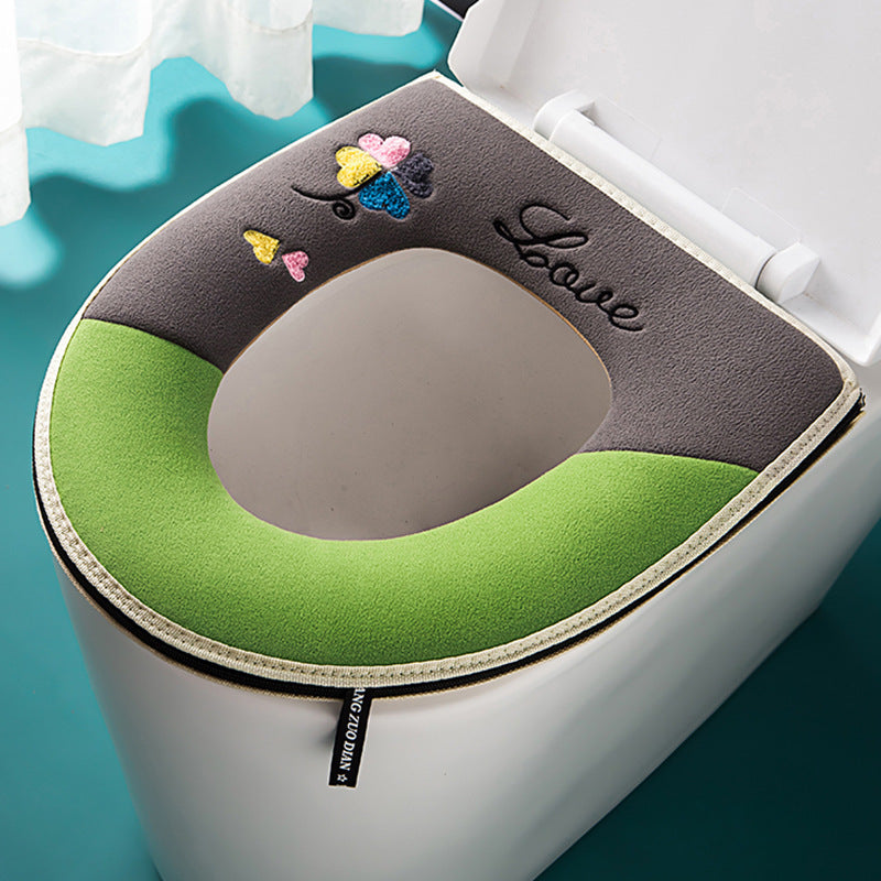 3pcs Toilet Seat Cover Pads Home       Waterproof Zipper