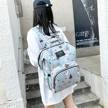 Lade das Bild in den Galerie-Viewer, Fashion Women Baby Diaper Bag Backpack Portable Multi-Functional Mom Backpack

