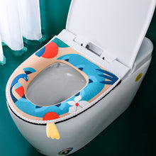 Load image into Gallery viewer, 3pcs Toilet Seat Cover Pads Waterproof Plush Thicker     Zipper
