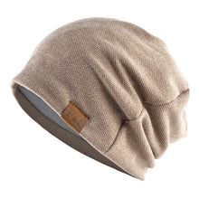 Load image into Gallery viewer, Warm Winter Knit Beanie Hats Spring And Autumn Pullover Leisure Loose Fleece-Lined Men 'S And Women 'S Outdoor Toe Cap Unisex
