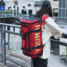 Lade das Bild in den Galerie-Viewer, Backpack Large Capacity Wet and Dry Separation Shoe Position Luggage Bag Portable out

