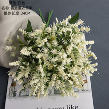 Lade das Bild in den Galerie-Viewer, 2PCs Lavender Artificial Fake Flower Plants Home Decoration Wedding Bouquet
