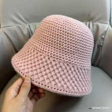 Lade das Bild in den Galerie-Viewer, Warm Winter Knit Beanie Hats Bucket Hat Fashion All-Match Bucket Spring and Autumn Unisex
