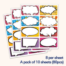 Load image into Gallery viewer, 2x500pcs Christmas Xmas 8 Stickers/Sheet; 75*50 Student Teacher Name Tag Kindergarten Logo Name Tape tape
