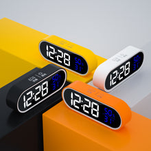 Load image into Gallery viewer, Smart Multi-Function Alarm Clock LED Display Black White Simple Digital Alarm Clock for Students
