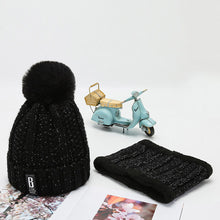 Load image into Gallery viewer, Warm Winter Knit Beanie Hats  Men's and Women's Fur Ball Cold-Resistant Ear Protection Casual Unisex
