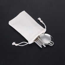 Lade das Bild in den Galerie-Viewer, 304 Stainless Steel Flatware Sets Outdoor Camping Tableware Foldable Chopsticks Meal Spoon Portable
