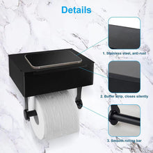 Lade das Bild in den Galerie-Viewer, 304 Stainless Steel Tissue Box Toilet Punch-Free Storage Rack Roll Stand
