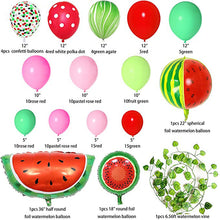 Load image into Gallery viewer, 110PCs Watermelon Set Hawaiian Party Decoration Balloon Birthday Party Wedding Decoration
