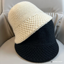 Lade das Bild in den Galerie-Viewer, Warm Winter Knit Beanie Hats Bucket Hat Fashion All-Match Bucket Spring and Autumn Unisex
