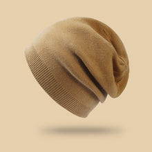 Lade das Bild in den Galerie-Viewer, Warm Winter Knit Beanie Hats All-Matching Woolen Cashmere Ear Protection Solid Color Leisure Pullover Unisex
