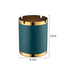 Load image into Gallery viewer, Ashtray KTV Stainless Steel Oversized  Simple Anti-Gray Fly Windproof Commercial Lettering Ashtray
