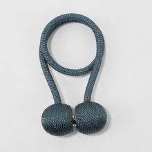 Load image into Gallery viewer, Simple Solid Color Earphone Curtain Magnetic Buckle Curtain Bandage Rope
