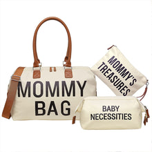 Lade das Bild in den Galerie-Viewer, Diaper Bags Mommy Bag 3-Piece Set Travel Portable Maternity Package Thermal Insulation Large Capacity

