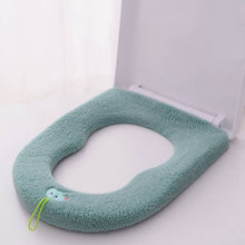 Load image into Gallery viewer, 3pcs Toilet Seat Thickened  Square Pear-Shaped Cushion Toilet Seat Cover
