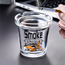 Lade das Bild in den Galerie-Viewer, Ashtray Car Windproof Glass  Creative Home Living Room Large Ashtray
