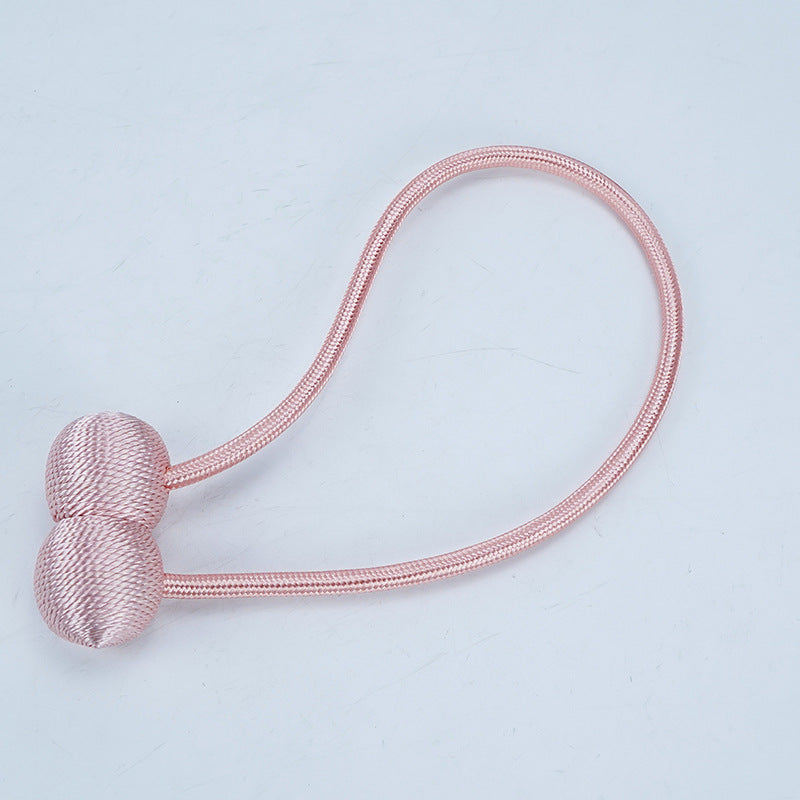 Headset Magnetic Buckle Curtain Bandage, Punch-Free Magnetic Snap Rope
