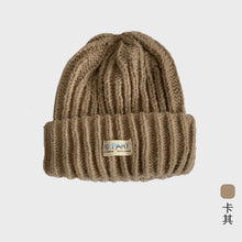 Lade das Bild in den Galerie-Viewer, Warm Winter Knit Beanie Hats New Style Women's Japanese Closed Toe Autumn All-Match Fashion Wool Unisex
