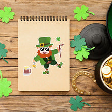 Load image into Gallery viewer, 2x500pcs Christmas Xmas St. Patrick&#39;s Day St. Patrick&#39;s Day Irish Elf Puzzle Stickers tape
